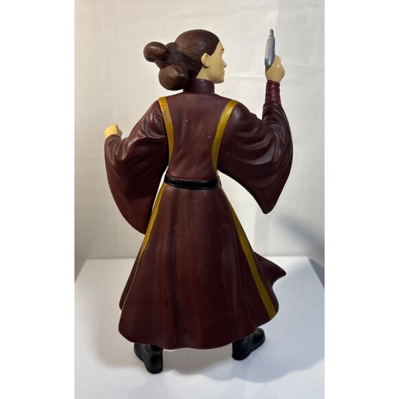 Star Wars Action Figure Queen Amidala 8.5" Tall Brown Robe & Blaster LucasFilm - Picture 3 of 7